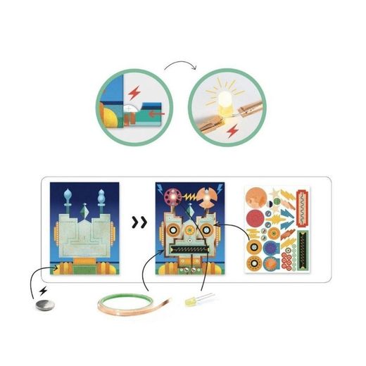 Kit di arte e scienza Robot Factory - Djeco