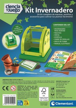 Kit Invernadero - Ciencia Y Juego - Clementoni