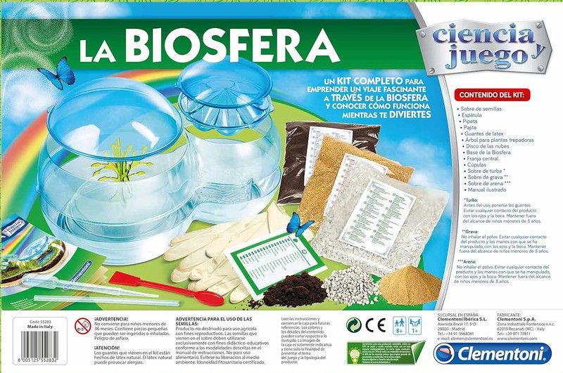 Clementoni Scienza E Gioco - La Biosfera: Kit Scientifico Per Bambini 8+ Per Creare Il Ciclo Dell'Acqua