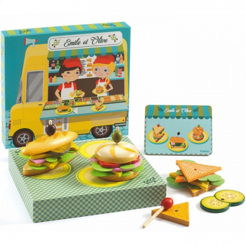 Barbie and Sisters Vehicle Restaurant Hamburger — Juguetesland