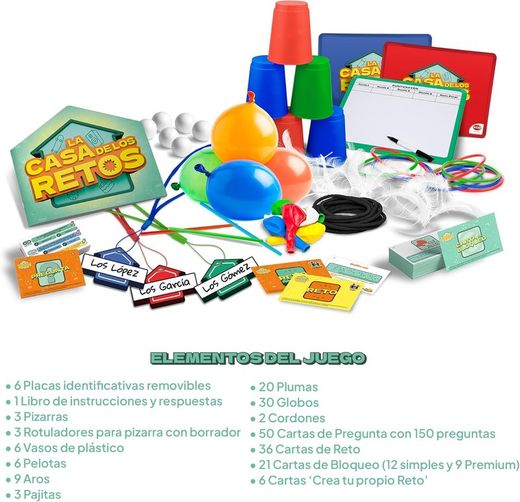 La Casa de los Retos Nuevos Retos Juego de Mesa