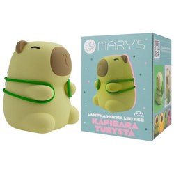 Lámpara De Noche Infantil LED RGB - Capibara Turista - Mary's