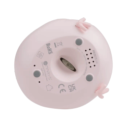 Luminária infantil de LED RGB com caixa de música - Base rosa unicórnio - Mary's - 16 cm.