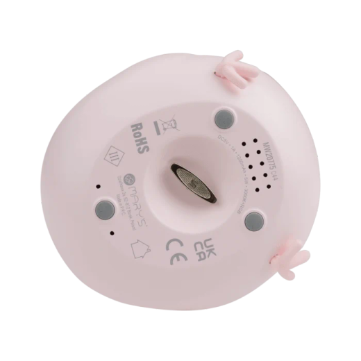 Luminária infantil de LED RGB com caixa de música - Base rosa unicórnio - Mary's - 16 cm.