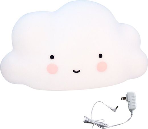Kleine schöne weiße Wolkenlampe