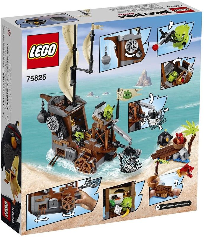 Angry Birds Movie Piggy Pirate Ship LEGO Angry Birds Pig Pirate