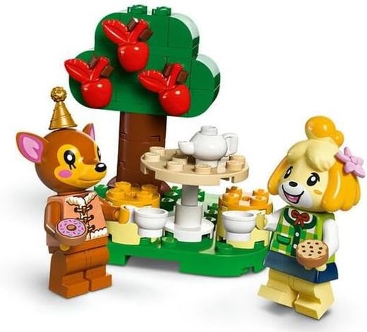 Lego Animal Crossing Visita di Cannella e mini personaggi
