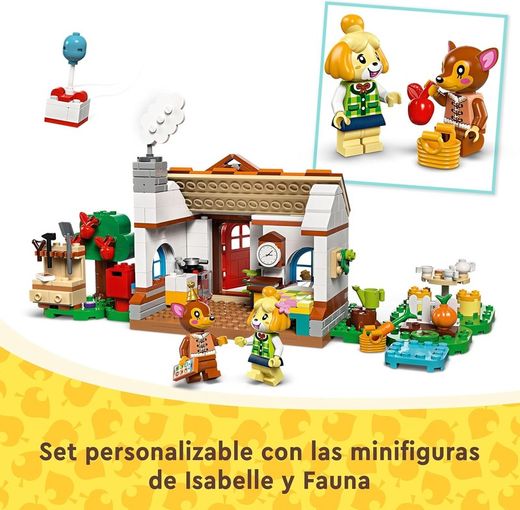 Lego Animal Crossing Visita di Cannella e mini personaggi