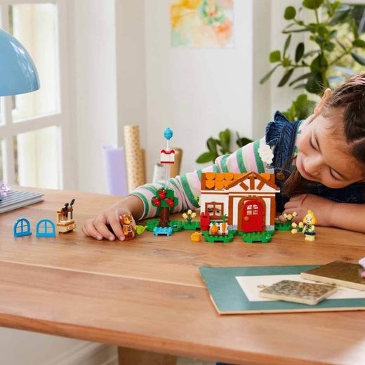 Lego Animal Crossing Visita di Cannella e mini personaggi