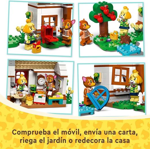 Lego Animal Crossing Visita di Cannella e mini personaggi