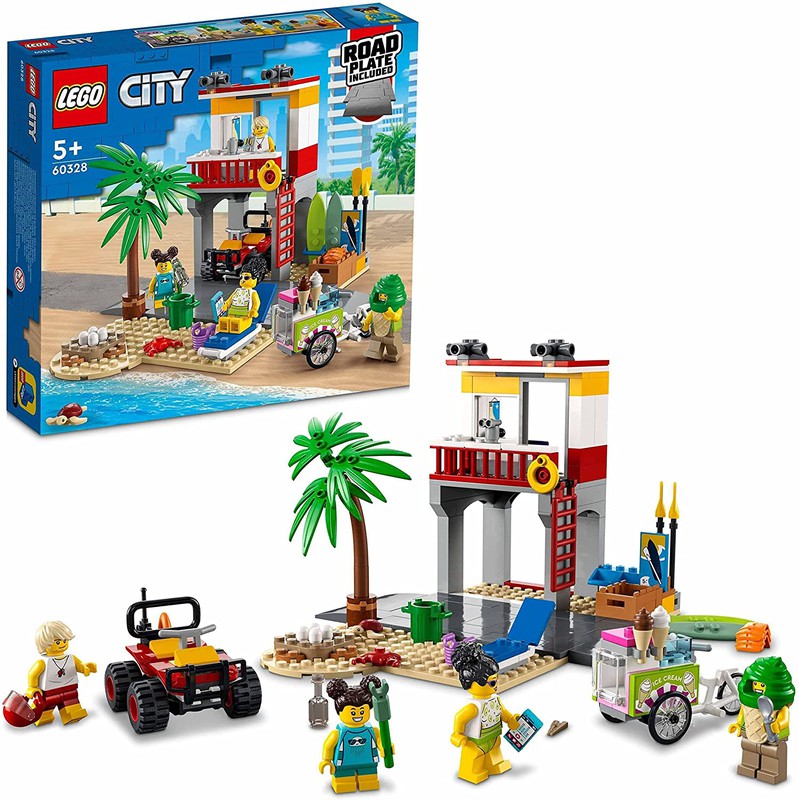 Lego City - Lifeguard Base On The Beach — Juguetesland