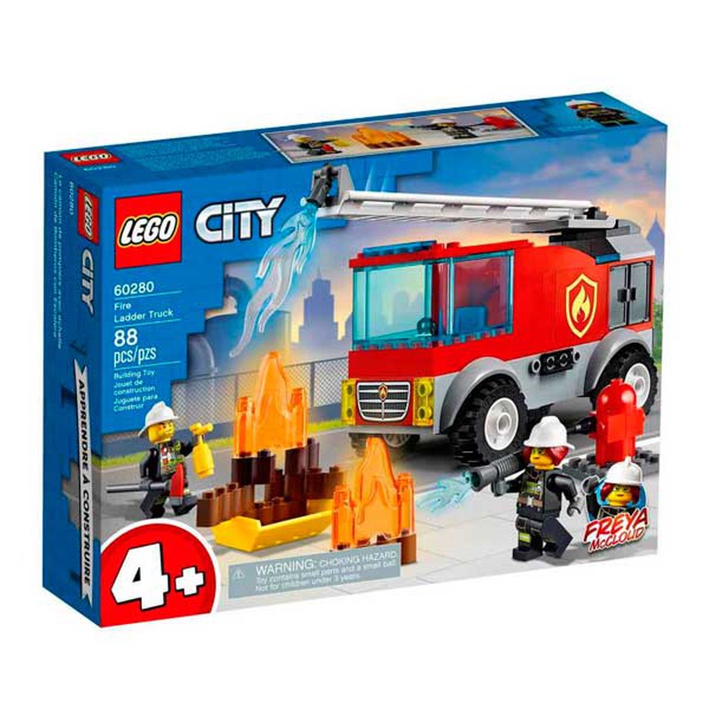Lego City - Camion de pompiers avec échelle — Juguetesland