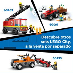 Lego City — жёлтый колёсный погрузчик
