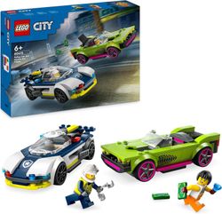Lego City Coche de Policía y Coche Deportivo