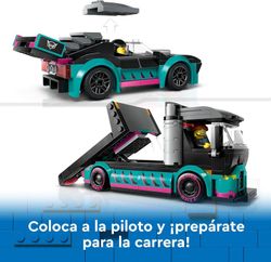 Lego City - Grandes veículos, carro de corrida e caminhão de transporte