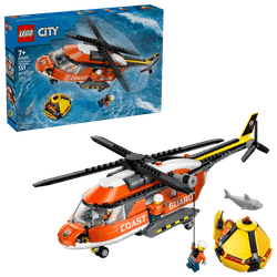 Lego City - Helicóptero De Guardacostas