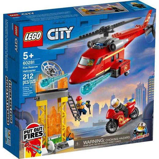 Lego City - Helicóptero de Rescate de Bomberos