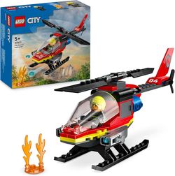 Lego City - Helicóptero De Rescate De Bomberos