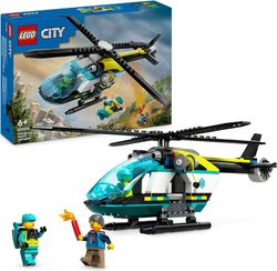 Lego City Helicóptero De Rescate Para Emergencias