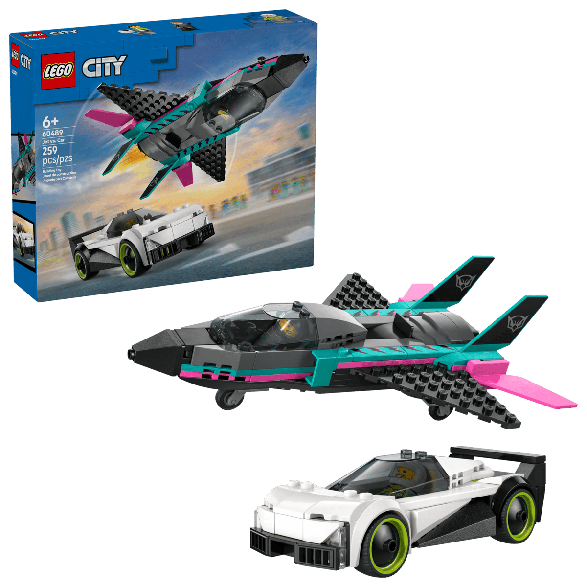 Lego City - Jet vs. Coche