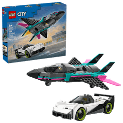 Lego City - Jet vs. Coche
