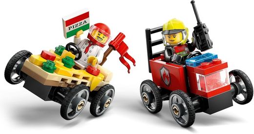 Lego City Racing Car Pack: Пицца против Пожарной машины