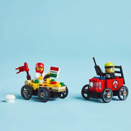 Lego City Racing Car Pack: Пицца против Пожарной машины