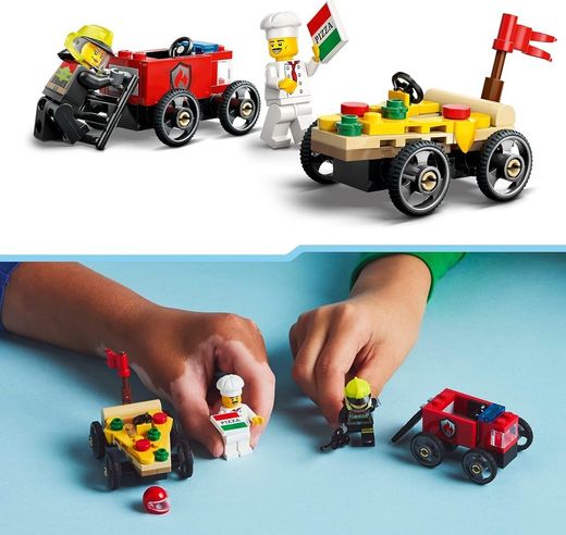Lego City Racing Car Pack: Пицца против Пожарной машины