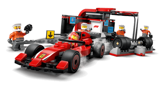 Lego City - Команда механиков и пит-стопов Формулы-1® с автомобилем Ferrari