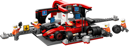 Lego City - Команда механиков и пит-стопов Формулы-1® с автомобилем Ferrari