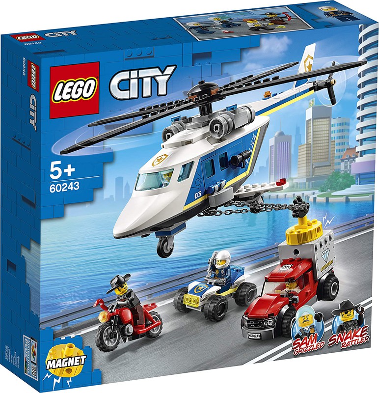 Helecho Traición Tortuga LEGO City - Policía persecución en Helicóptero — Juguetesland