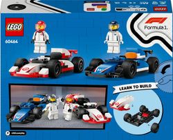 Projeto Alice da Cidade Lego 2025: Carros de Fórmula 1 da Williams Racing e da Haas F1