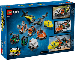 Lego City - Remix: Aereo, Camion Tecnologico e Hovercraft