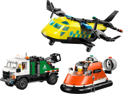 Lego City - Remix: Aereo, Camion Tecnologico e Hovercraft