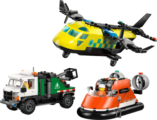 Lego City - Remix: Aereo, Camion Tecnologico e Hovercraft