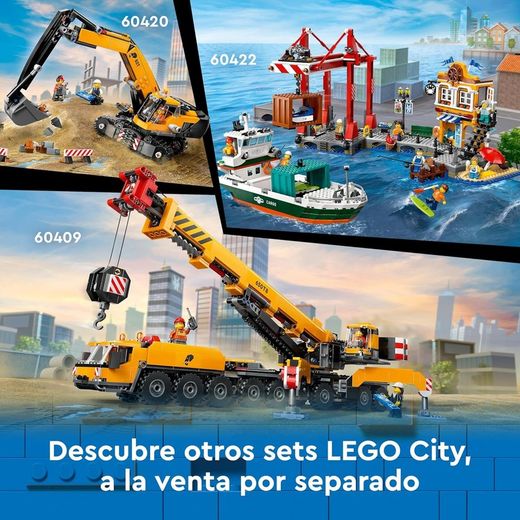 Lego City - Красный трактор с прицепом и овцами