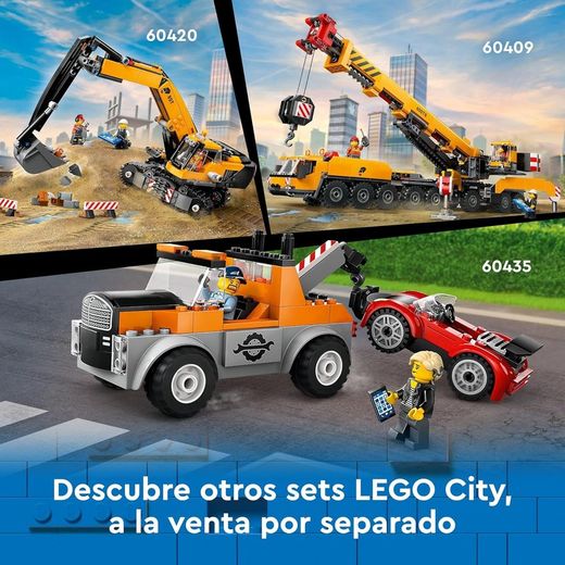 Lego City - Красный трактор с прицепом и овцами