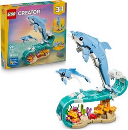 Lego Creator 3 En 1 - Animales Marinos: Hermosos Delfines