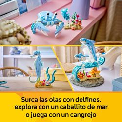 Lego Creator 3-in-1 – Meerestiere: Wunderschöne Delfine