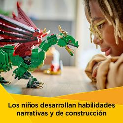 Lego Creator 3 in 1 Drago Medievale
