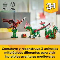 Lego Creator 3 in 1 Drago Medievale