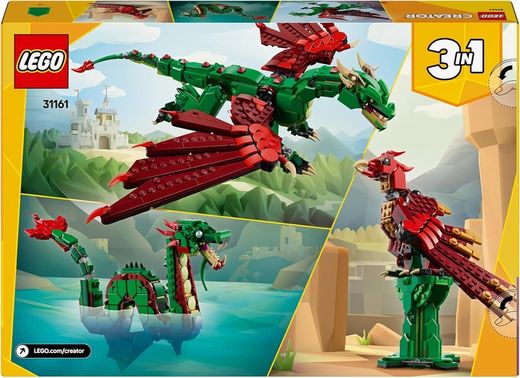 Lego Creator 3 in 1 Drago Medievale
