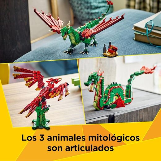 Lego Creator 3 in 1 Drago Medievale