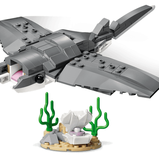 Lego Creator 3 in 1 - Squalo feroce con forziere del tesoro