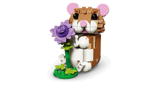 Lego Creator 3-in-1 – Niedlicher Hamster mit Blume