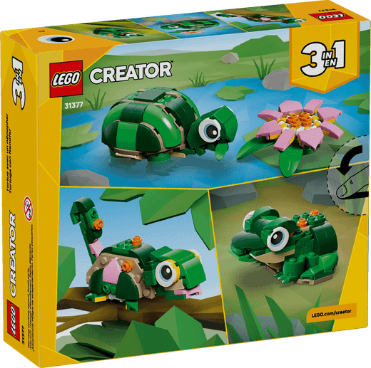 Lego Creator 3 in 1 - Tartaruga con fiore di ninfea