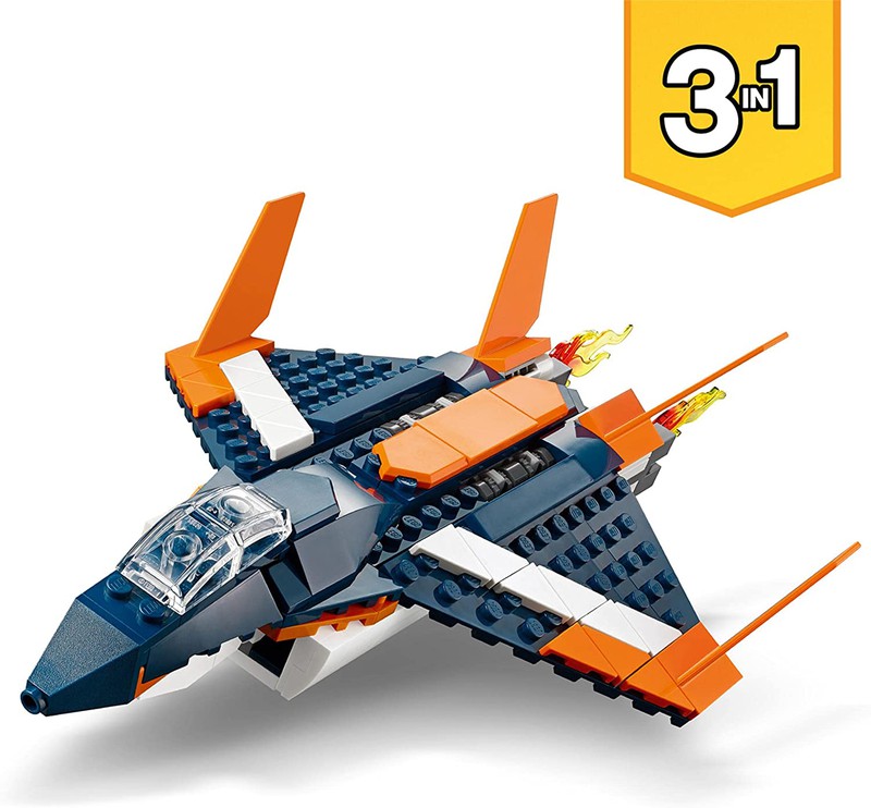 Lego Creator 3in1: Reattore supersonico — Juguetesland