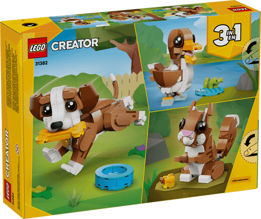 Lego Creator - Set di animali carini 3 in 1: Cucciolo giocoso