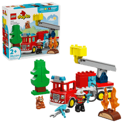 Lego Duplo - Camión de Bomberos con Manguera y Bomberos