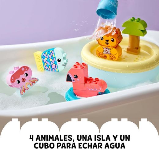 Lego Duplo - Diversão no Banho: Ilha dos Animais Flutuantes